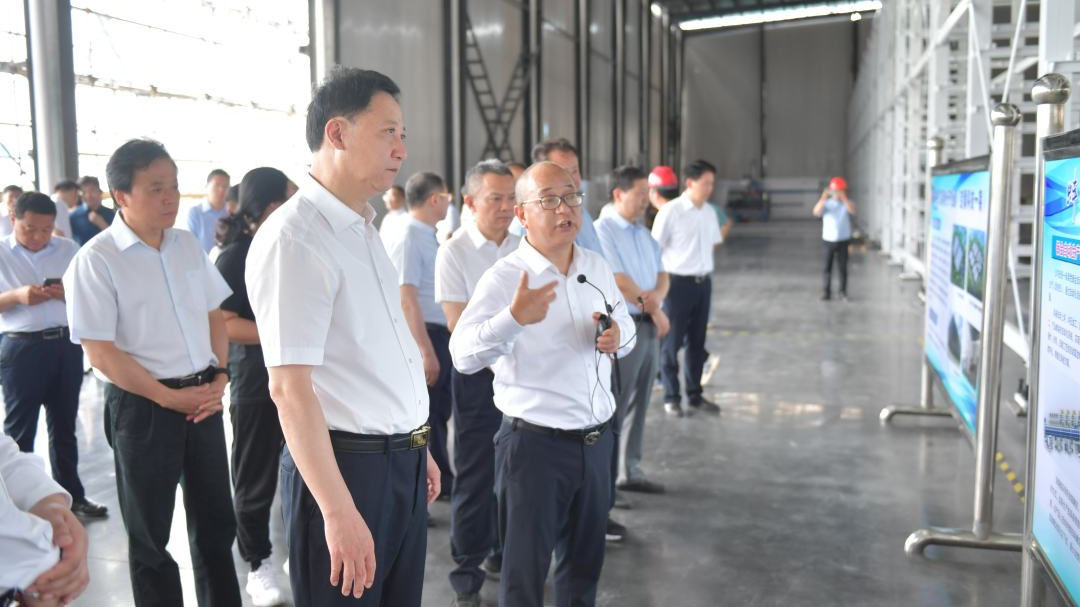 蚌埠市委書記率隊蒞臨安徽寶馨智能制造產業園調研指導